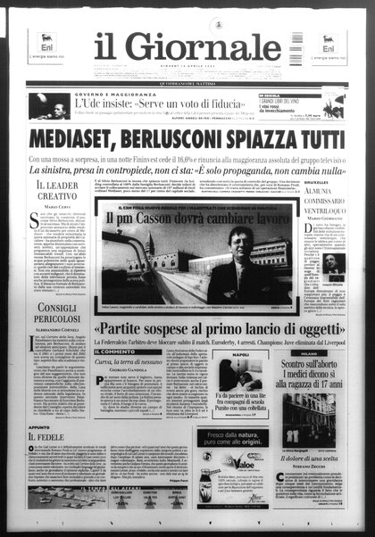 Il giornale : quotidiano del mattino